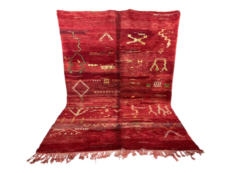 Hanane Sabah Marokkaans handgemaakt tapijt150 cm x 100 cm